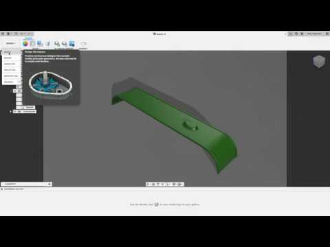 Видео: Fusion 360 Микроурок. Основы моделирования с использованием различных приемов.