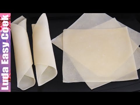 Видео: Секрет ТЕСТА для азиатских ЖАРЕНЫХ РОЛЛОВ! Самый простой рецепт! | SPRING ROLL SHEETS RECIPE