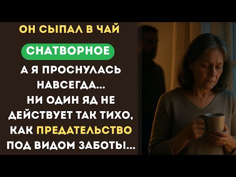 Видео: Муж подсыпал жене снотворное, думая, что она не узнает...но она притворилась...