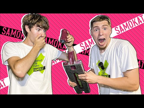 Видео: ЗЛАМАЛИ САМОКАТ ОЛЕГА??!! Нова дека Олега.