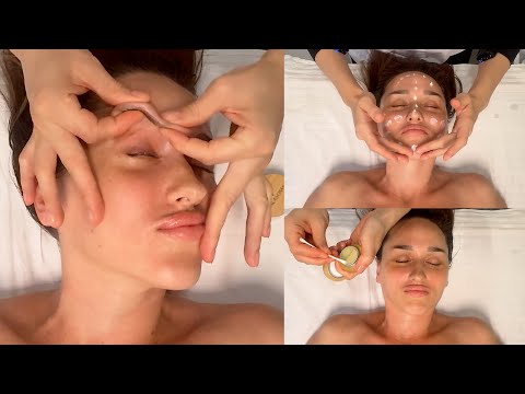 Видео: 💆‍♀️ Расслабляющий АСМР-массаж лица | Французский уход и сияние кожи ✨