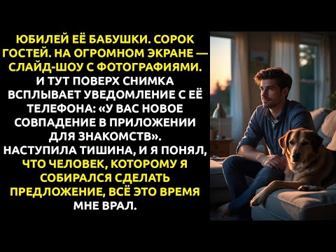 Видео: Моя девушка не удалила ТИНДЕР — и на юбилее её бабушки я УЗНАЛ, кем был для неё на самом деле.