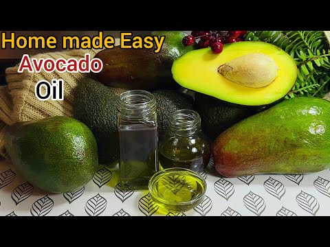 Видео: Как сделать масло авокадо дома/новый метод приготовления масла авокадо/простой и идеальный/холодн...
