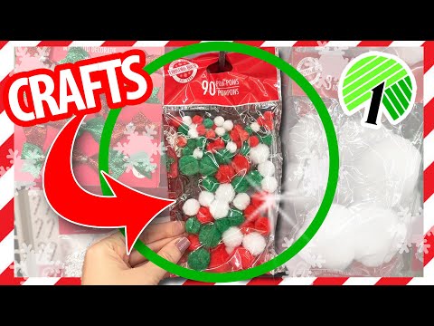 Видео: 🎄Какой ГЕНИАЛЬНЫЙ способ использовать помпоны Dollar Tree! Это просто ВОЛШЕБСТВО!✨