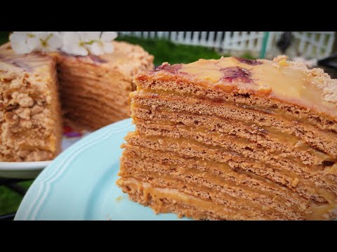 Видео: Вау😍СКОВОРОДКАДА оной усулда торт жасоо.Без духовки, без миксера торт на сковороде.Торт из сгущенки.