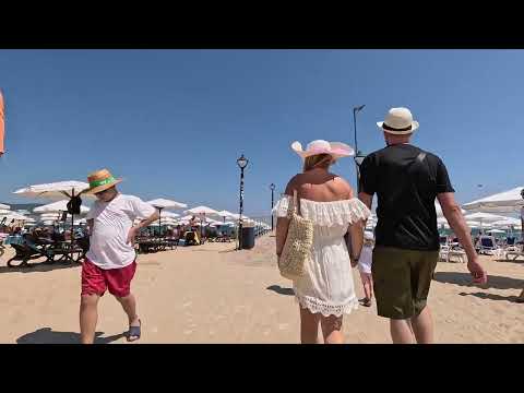 Видео: Прогулка по Солнечному Берегу, Болгария / Sunny Beach, Bulgaria