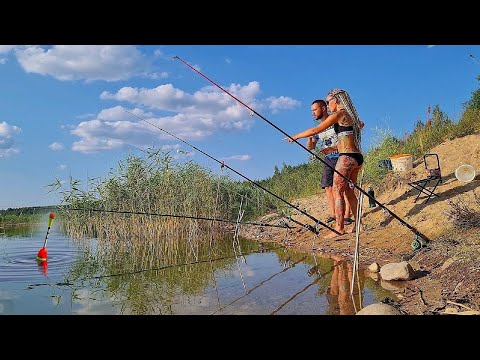 Видео: Возьми жену на рыбалку с ночёвкой и большая рыба обеспечена