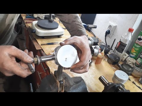 Видео: TU5JP4  Запрессовка поршневого пальца  Ситроен С4