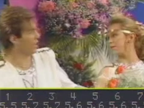 Видео: Оксана Грищук и Евгений Платов - NHK "Сиртаки", 1989