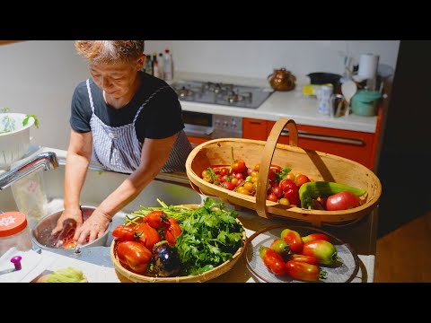 Видео: Летний урожай овощей и кулинария | Видеоблог о японской деревне