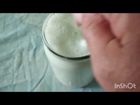 Видео: сметана из козьего молока, бонусом- творог из обрата.