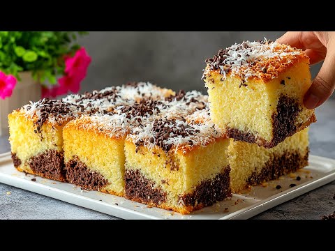 Видео: Самый мягкий и вкусный торт, который я когда-либо пекла, всего за 5 минут! Тает во рту!