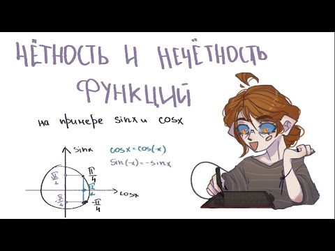 Видео: ЧЁТНОСТЬ И НЕЧЁТНОСТЬ ФУНКЦИЙ - объясняем с примерами | VHISPU