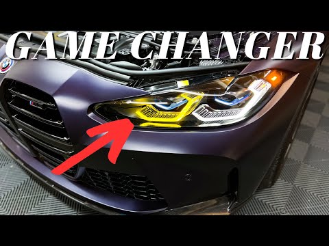 Видео: Установка желтых CSL DRL на BMW G80 M3 — пошаговая инструкция!