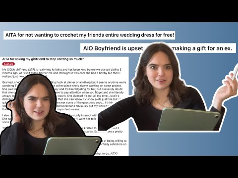 Видео: Вяжем свадебное платье крючком бесплатно?! AITA Crochet Edition