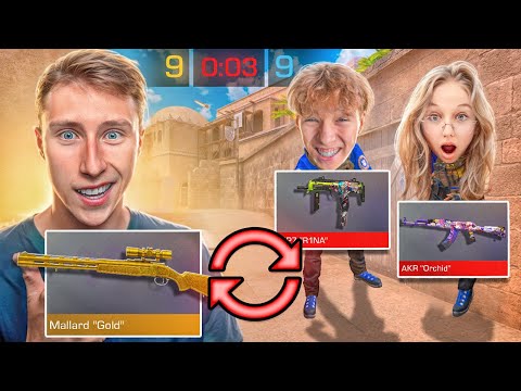 Видео: ДУЭЛЬ ОБМЕН СКИНАМИ SYNDICATE СКИНАМИ 1 VS 2 НА 100.000 ГОЛДЫ ПРОТИВ БРАТА И ДЕВУШКИ СТАНДОФФ 2