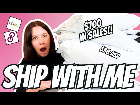 Видео: Отправьте мне товары Poshmark, Ebay и Depop на сумму 700 долларов! Что сейчас быстро продаётся?