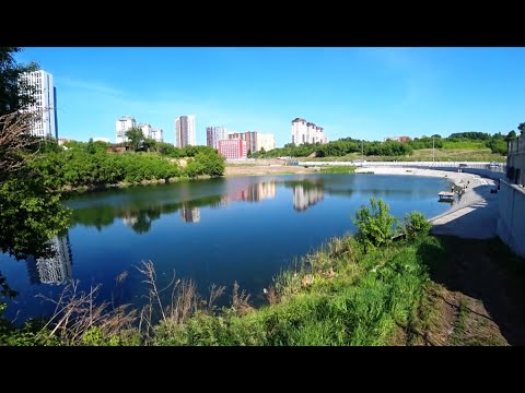 Видео: Новосибирск Озеро Верховое Фрунзе ЖК Грандо Кропоткина Площадь Калинина Сибирь Жилье Сити154 City154