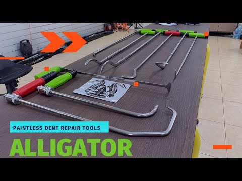 Видео: PDR Alligator tools | Профессиональный инструмент для ремонта вмятин без покраски