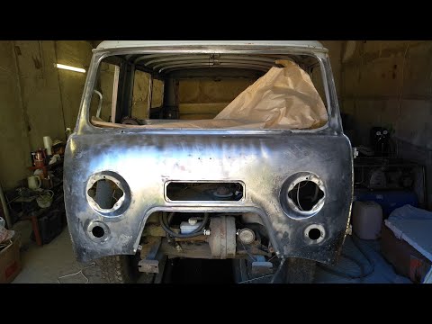 Видео: Восстановление кузова уаз буханка