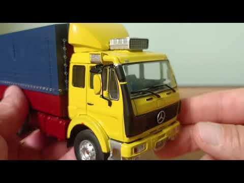 Видео: MERCEDES BENZ. NG. 2236. 1973 Год.   // 1/43 //. Обзор.