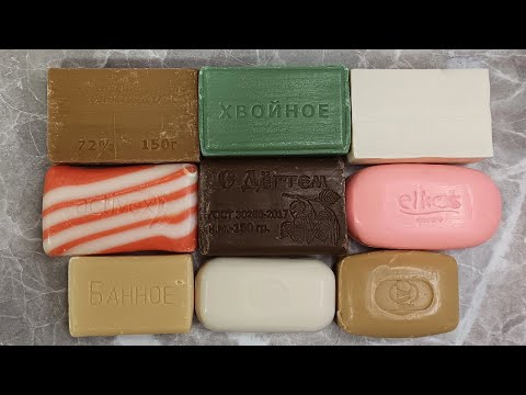 Видео: Dry Soap Cutting❤️‍🔥🟤🌲Резка сухого мыла