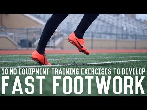 Видео: Тренируем быстрые ноги без оборудования | 10 упражнений на быструю работу ног для увеличения скор...