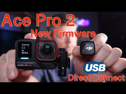 Видео: Обновление прошивки Insta360 Ace Pro 2: поддержка прямого USB-соединения для DJI Mic Mini