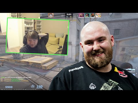 Видео: СИМПЛ ИГРАЕТ С ЛАГАЮЩИМ ЧОППЕРОМ НА FACEIT!