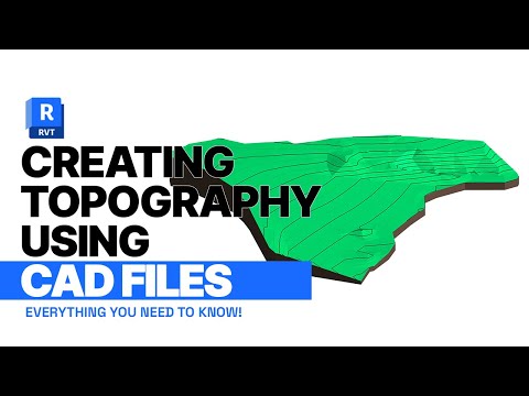 Видео: Как создать топосолиды в Revit 2024 с использованием файлов CAD — Учебное пособие по Revit 2024