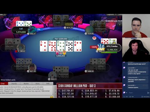 Видео: Разбор заноса 60 000$, в Sunday Million : )