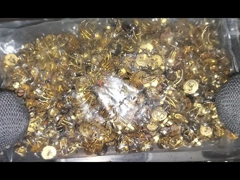 Видео: Золото в лазерах 520 штук. Импорт есть импорт.