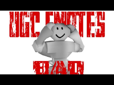 Видео: Почему (почти) Все UGC Эмоции ужасны.. || Roblox || UGC