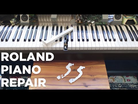 Видео: Ремонт клавиш пианино Roland KR-570