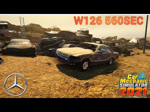 Видео: НАШЕЛ ОЧЕНЬ КРАСИВЫЙ МЕРСЕДЕС! | CAR MECHANIC SIMULATOR 2021!