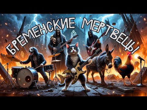 Видео: Бременские Мертвецы — Песнь из Могил | Рок от всех известных героев! (Что вообще там делает Ослик?)