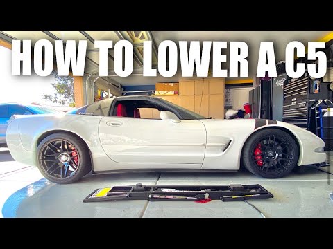 Видео: Как опустить Corvette C5