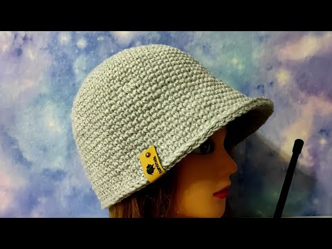 Видео: КЕПКА весна-осень крючком. Кепочка для начинающих.