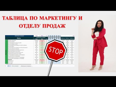 Видео: РНП - таблица по маркетингу и отделу продаж