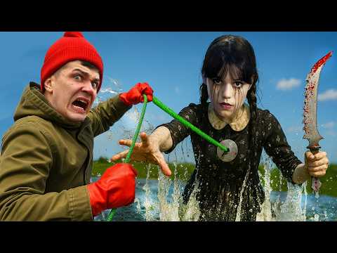 Видео: Эти жуткие и опасные находки мы обнаружили на магнитной рыбалке, где затонул Замок WEDNESDAY!