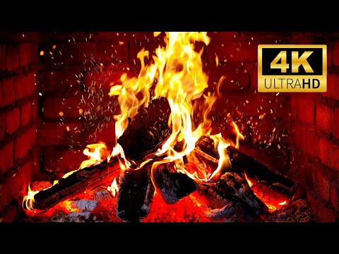 Видео: Уютный камин с гипнотической сменой цветов 🔥 создающей атмосферу спокойствия и умиротворения