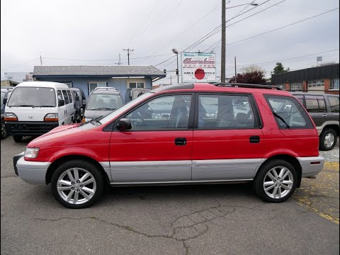 Видео: SOLD 1996 Mitsubishi Chariot Evolution Resort Runner GT 4WD Turbo 4G63T EVO 48,500km!!! (По русски).