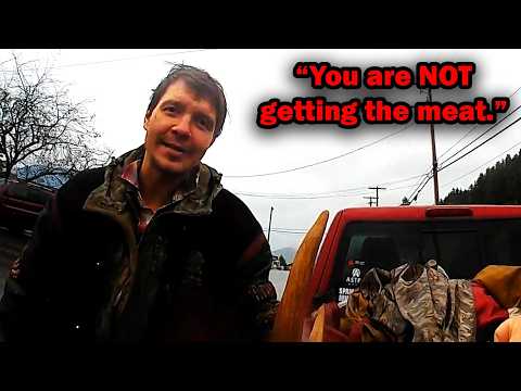 Видео: Нарушения охоты на лосей переросли в жаркую перепалку с егерем