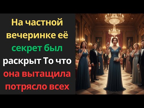 Видео: «На частной вечеринке её секрет был раскрыт. То, что она вытащила, потрясло всех!»