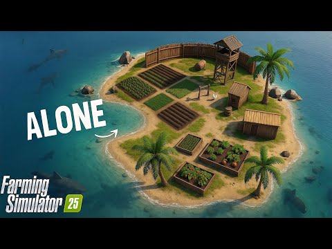 Видео: Выживание на пустом острове с 0$ — Farming Simulator 25