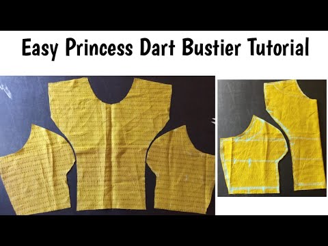 Видео: УПРОЩЕННЫЙ* Как сшить бюстье с вытачками принцессы.