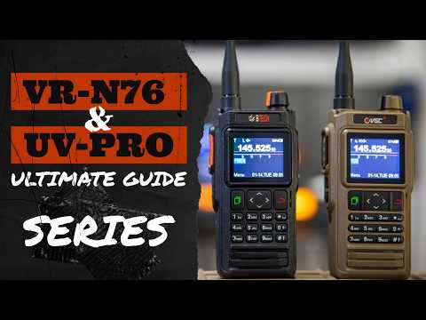 Видео: VR-N76 и UV-PRO | Полное руководство: введение и основные вопросы