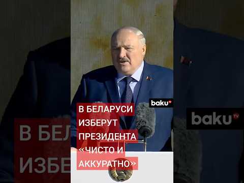 Видео: Александр Лукашенко о предвыборной кампании на президентских выборах