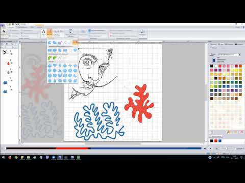 Видео: PE-Design: Рисуем от руки (машинная вышивка)