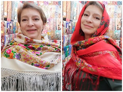 Видео: Медальоны. Павловопосадские платки в Минске. Светлана
